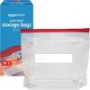 imageAmazon Basics Slider Gallon Food Storage Bags BPA Free 90 CountGallon 90 Count