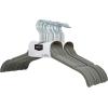 imageAmazon Basics Slim Velvet NonSlip Shirt Clothes Hangers Pack of 100 BlackGraySilver