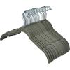 imageAmazon Basics Slim Velvet NonSlip Shirt Clothes Hangers Pack of 100 BlackGraySilver