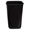 imageAmazon Basics Small Trash Can Rectangular Commercial Office Wastebasket 3 Gallon Pack Of 2 Black Previously AmazonCommercial brandBlack