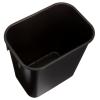 imageAmazon Basics Small Trash Can Rectangular Commercial Office Wastebasket 3 Gallon Pack Of 2 Black Previously AmazonCommercial brandBlack