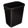 imageAmazon Basics Small Trash Can Rectangular Commercial Office Wastebasket 3 Gallon Pack Of 2 Black Previously AmazonCommercial brandBlack