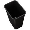 imageAmazon Basics Small Trash Can Rectangular Commercial Office Wastebasket 3 Gallon Pack Of 2 Black Previously AmazonCommercial brandBlack
