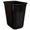 imageAmazon Basics Small Trash Can Rectangular Commercial Office Wastebasket 3 Gallon Pack Of 2 Black Previously AmazonCommercial brandBlack
