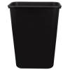 imageAmazon Basics Small Trash Can Rectangular Commercial Office Wastebasket 3 Gallon Pack Of 2 Black Previously AmazonCommercial brandBlack
