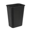 imageAmazon Basics Small Trash Can Rectangular Commercial Office Wastebasket 3 Gallon Pack Of 2 Black Previously AmazonCommercial brandBlack