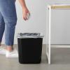 imageAmazon Basics Small Trash Can Rectangular Commercial Office Wastebasket 3 Gallon Pack Of 2 Black Previously AmazonCommercial brandBlack