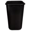 imageAmazon Basics Small Trash Can Rectangular Commercial Office Wastebasket 3 Gallon Pack Of 2 Black Previously AmazonCommercial brandBlack
