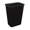 imageAmazon Basics Small Trash Can Rectangular Commercial Office Wastebasket 3 Gallon Pack Of 2 Black Previously AmazonCommercial brandBlack