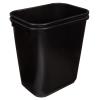 imageAmazon Basics Small Trash Can Rectangular Commercial Office Wastebasket 3 Gallon Pack Of 2 Black Previously AmazonCommercial brandBlack