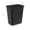 imageAmazon Basics Small Trash Can Rectangular Commercial Office Wastebasket 3 Gallon Pack Of 2 Black Previously AmazonCommercial brandBlack