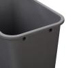 imageAmazon Basics Small Trash Can Rectangular Commercial Office Wastebasket 3 Gallon Pack Of 2 Black Previously AmazonCommercial brandGrey
