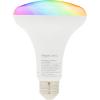 imageAmazon Basics Smart BR30 LED Light Bulb Color Changing 9W 60W Equivalent 800LM Works with Alexa Only 24 GHz WiFi No Hub Required 4 Pack4 Pack