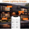 imageAmazon Basics Smart BR30 LED Light Bulb Dimmable Soft White 2700K 9W 60W Equivalent 800LM Works with Alexa Only 24 GHz WiFi No Hub Required 4 Pack1 Pack