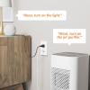 imageAmazon Basics Smart InWall Outlet Works with Alexa Only 24 GHz WiFi No Hub Required White