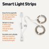 imageAmazon Basics Smart LED Light Strip 164 Feet RGB  Tunable White Works with Alexa Only 24 GHz WiFi No Hub Required328 Feet