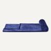 imageAmazon Basics Soft Fleece Throw Blanket Lightweight Cozy Blanket for Couch ampamp Sofa 50 x 60 Inches BrownNavy