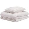 imageAmazon Basics Soft Lightweight Queen Size Comforter Sets AllSeason DownAlternative 3Piece Bedding Set Pinch Pleat Design FullQueen Size Bright WhiteCream