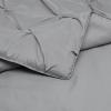 imageAmazon Basics Soft Lightweight Queen Size Comforter Sets AllSeason DownAlternative 3Piece Bedding Set Pinch Pleat Design FullQueen Size Bright WhiteDark Grey