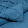 imageAmazon Basics Soft Lightweight Queen Size Comforter Sets AllSeason DownAlternative 3Piece Bedding Set Pinch Pleat Design FullQueen Size Bright WhiteDark Teal