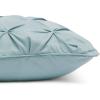imageAmazon Basics Soft Lightweight Queen Size Comforter Sets AllSeason DownAlternative 3Piece Bedding Set Pinch Pleat Design FullQueen Size Bright WhiteSpa Blue