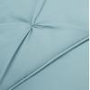 imageAmazon Basics Soft Lightweight Queen Size Comforter Sets AllSeason DownAlternative 3Piece Bedding Set Pinch Pleat Design FullQueen Size Bright WhiteSpa Blue