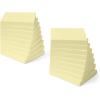 imageAmazon Basics Square Sticky Notes SelfStick Pads Pack of 5 3 x 3 inches YellowYellow