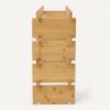 imageAmazon Basics Stackable Natural Bamboo Wine Rack 36 Bottle Capacity