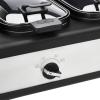 imageAmazon Basics Stainless Steel 3 x 25 Quarts Triple Slow Cooker Brushed Stainless Steel Previously AmazonCommercial brand