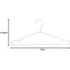 imageAmazon Basics Stainless Steel Clothes Hangers 50Pack Silver50Pack