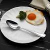 imageAmazon Basics Stainless Steel Dishwasher Safe Dinner Spoons with Pearled Edge Large Tablespoons 77 inches Pack of 12 SilverDinner Spoons 77 Inches