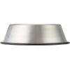 imageAmazon Basics Stainless Steel NonSkid Pet Dog Water And Food Bowl 2Pack 10 x 28 Inches Each Holds Up to 4 CupsStainless Steel