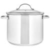 imageAmazon Basics Stainless Steel Stock Pot with Lid 8 Quart Even Heating Easy to Clean Silver