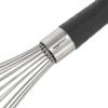 imageAmazon Basics Stainless Steel Wire Whisk Set for Cooking Dishwasher Safe 3 Piece BlackSilver