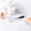 imageAmazon Basics Stainless Steel Wire Whisk Set for Cooking Dishwasher Safe 3 Piece BlackSilver