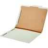 imageAmazon Basics Sturdy 10Pack Letter Size Pressboard Classification File Folders with Fasteners Dividers 2 Expansion 1197 x 1055 inch GreenGreen