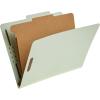 imageAmazon Basics Sturdy 10Pack Letter Size Pressboard Classification File Folders with Fasteners Dividers 2 Expansion 1197 x 1055 inch GreenGreen