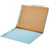 imageAmazon Basics Sturdy 10Pack Letter Size Pressboard Classification File Folders with Fasteners Dividers 2 Expansion 1197 x 1055 inch GreenLight Blue
