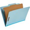imageAmazon Basics Sturdy 10Pack Letter Size Pressboard Classification File Folders with Fasteners Dividers 2 Expansion 1197 x 1055 inch GreenLight Blue