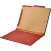 imageAmazon Basics Sturdy 10Pack Letter Size Pressboard Classification File Folders with Fasteners Dividers 2 Expansion 1197 x 1055 inch GreenRed