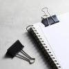 imageAmazon Basics Sturdy Binder Clips for Office Use 96 Count 8 Pack of 12 Medium 125 in BlackLarge