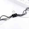 imageAmazon Basics Sturdy Binder Clips for Office Use 96 Count 8 Pack of 12 Medium 125 in BlackSmall