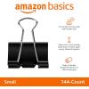 imageAmazon Basics Sturdy Binder Clips for Office Use 96 Count 8 Pack of 12 Medium 125 in BlackSmall