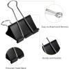 imageAmazon Basics Sturdy Binder Clips for Office Use 96 Count 8 Pack of 12 Medium 125 in BlackSmall
