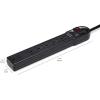 imageAmazon Basics Surge Protector Power Strip 6Outlet 790 Joules LED Indicator 6ft Extension Cord BlackBlack