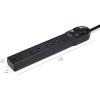 imageAmazon Basics Surge Protector Power Strip 6Outlet 790 Joules LED Indicator 6ft Extension Cord BlackBlack