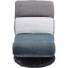 imageAmazon Basics Swivel Foam Lounge Chair with Headrest FloorCompatible Adjustable Gaming 263D x 235W x 137H in GreyBlue  White  Grey