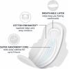 imageAmazon Basics Thick Maxi Pads with Wings for Periods Regular Absorbency Unscented Size 1 144 Count Previously SolimoSize 4