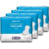 imageAmazon Basics Thick Maxi Pads with Wings for Periods Regular Absorbency Unscented Size 1 144 Count Previously SolimoSize 5