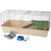 imageAmazon Basics Top Access Small Animal Rabbit ampamp Guinea Pig Cage Ferret Cage Habitat With Accessories Jumbo Multicolor 486quotL x 266quotW x 206quotH486L x 266W x 206H